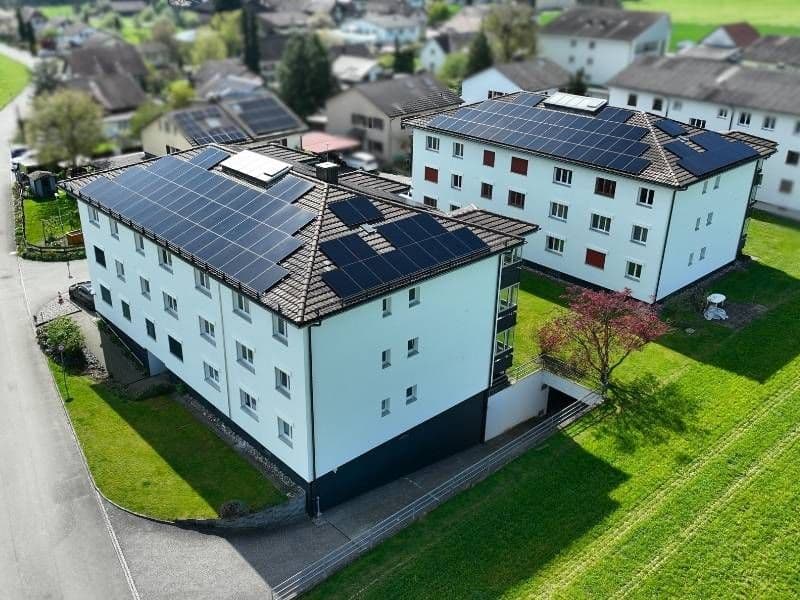 Wohnprojekt in Wanzwil mit Eigenstromversorgung Projektbild 1